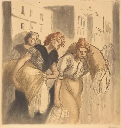 Return from the Wash House (Retour de lavoir)