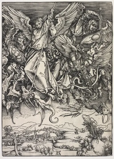 Revelation of St. John: St. Michael Fighting the Dragon