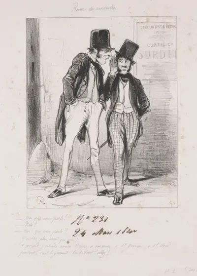 Revers des médailles:  Moi qui vous parle