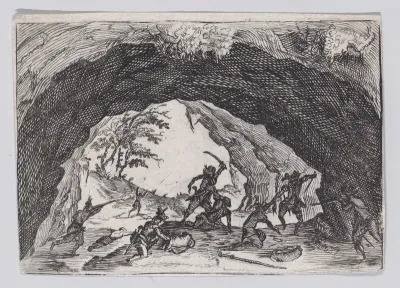 Reverse Copy of La Caverne de Brigands (The Cave of Thieves), from "Les Caprices"