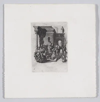 Reverse Copy of La Condamnation a Mort (Jesus Sentenced to Death), from La Petite Passion (The Little Passion)