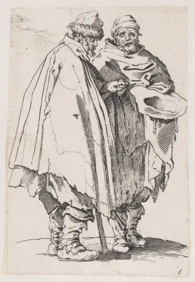 Reverse Copy of L'Aveugle et son Compagnon (The Blind Man and his Companion), from Les Gueux suite appelée aussi Les Mendiants, Les Baroni, ou Les Barons (The Beggars, also called the Barons)
