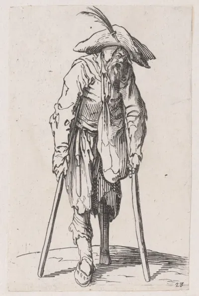 Reverse Copy of Le Gentilhomme aux Mains Jointes (The Gentleman with his Hands Joined), from La Noblesse (The Nobility)
