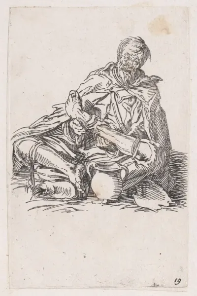 Reverse Copy of Le Malingreux (The Sickly Man), from Les Gueux suite appelée aussi Les Mendiants, Les Baroni, ou Les Barons (The Beggars, also called the Barons)
