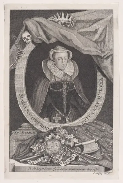 Reverse copy of Maria Scotorv Regin et Franciae Dotaria