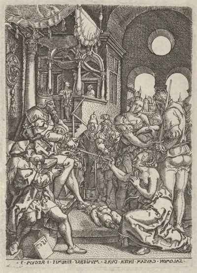 Reverse Copy of The Judgment of Solomon