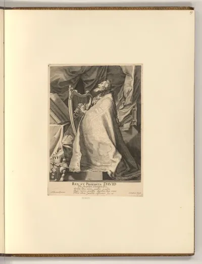 Rex, et Propheta David