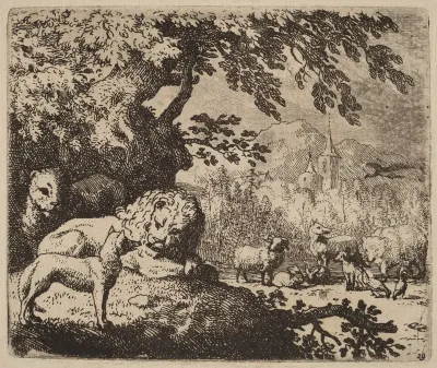 Reynard in Council with the Lion and Lioness