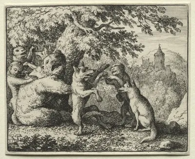 Reynard the Fox:  Reynard Equipped for his Pilgrimage