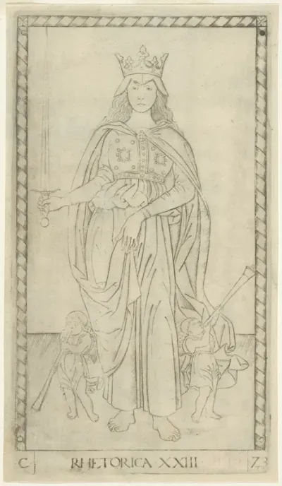 Rhetoric, plate 23 from Arts and Sciences