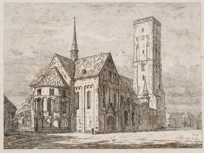 Ribe Domkirke fra den nordøstlige side