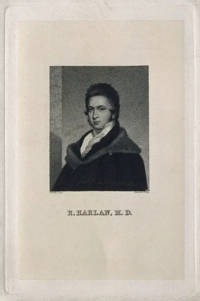 Richard Harlan. Stipple engraving by M. Pekenino after J. Eichholtz