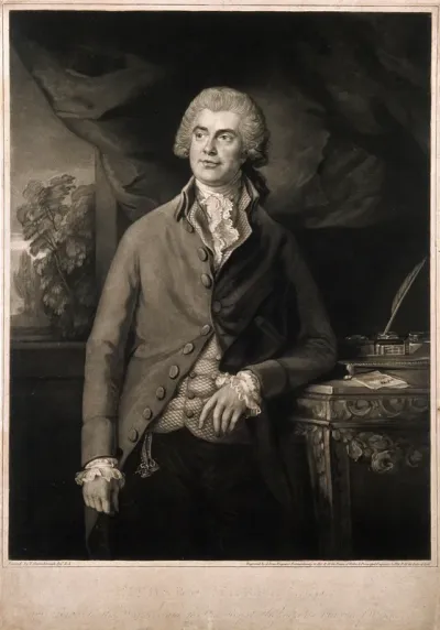 Richard Warren. Mezzotint by J. Jones, 1792, after T. Gainsborough