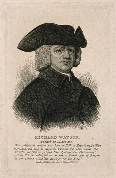 Richard Watson. Stipple engraving, 1822, after G. Romney