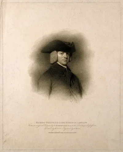 Richard Watson. Stipple engraving by H. Meyer after W. Evans after G. Romney