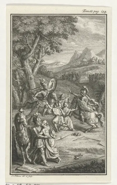 Ridders in gevecht