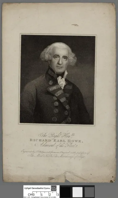 right honble. Richard Earl Howe, admiral of the fleet