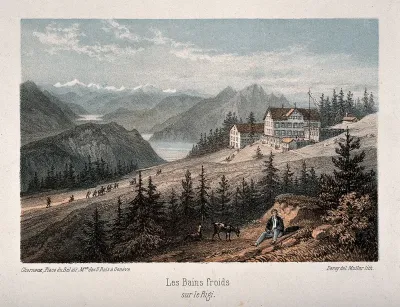 Rigi: view of mountains and lakes