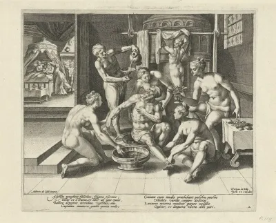 Rijke man in bad