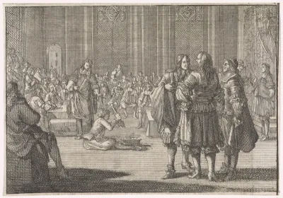 Rijkszegel van Engeland wordt stukgeslagen in het Hogerhuis, 1646