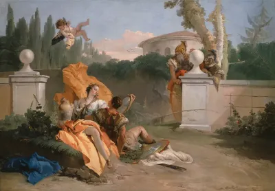 Rinaldo and Armida in Her Garden
