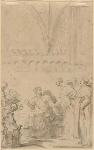 Rinaldo is Welcomed by the Monks