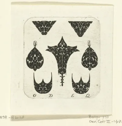 Ringornament tussen zes ornamenten