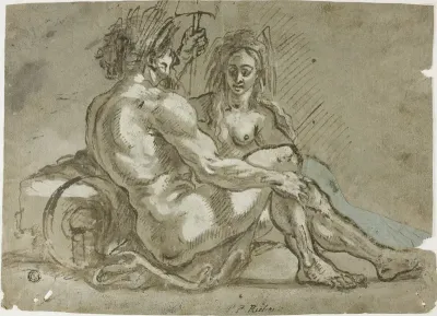 River God and a Nymph