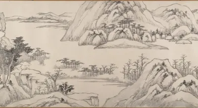 River Landscape in Autumn