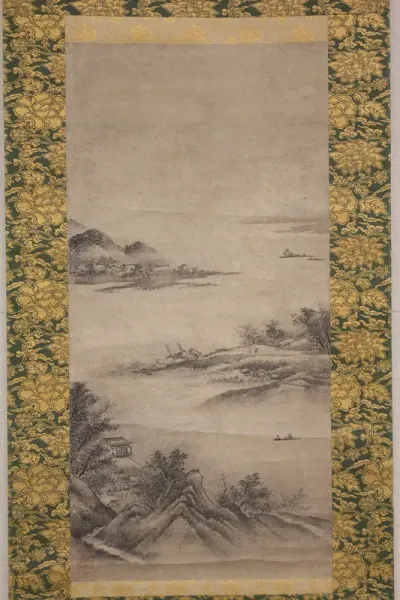 River Landscape in Evening