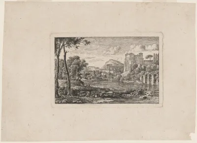 River Landscape in the Roman Campagna
