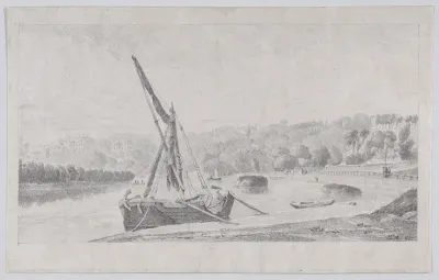 River Landscape (perhaps on the Thames)