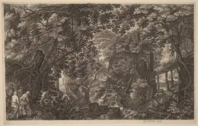 River Landscape with a Duck Hunter