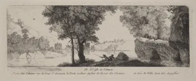 River Landscape with an Angler