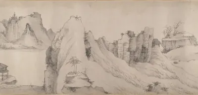 River Scene in Winter