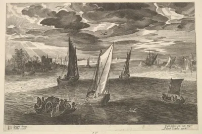 Riverscape with Boats