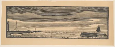 Rivier bij zee