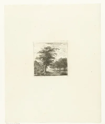 Rivier in boomrijk landschap