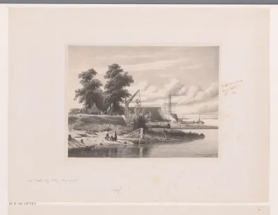 Riviergezicht aan de Maas