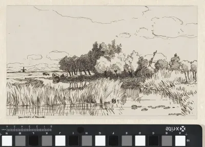 Rivierlandschap bij Abcoude