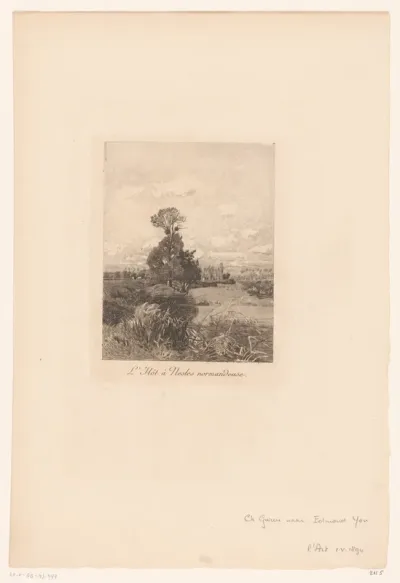 Rivierlandschap bij Nesles