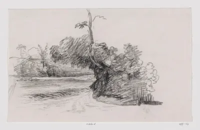 Rivierlandschap, Java