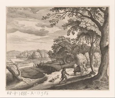 Rivierlandschap nabij Bazel