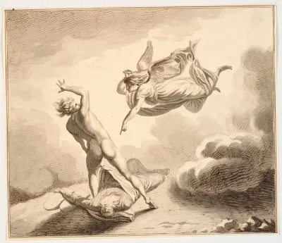 Ærkeenglen Mikael og Satan strides om Moses' lig