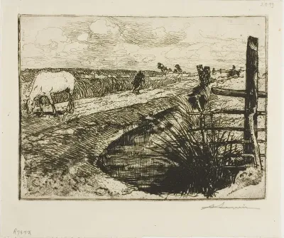 Road in the Marais, Vendée