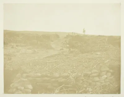 Road Opened Through Trenches