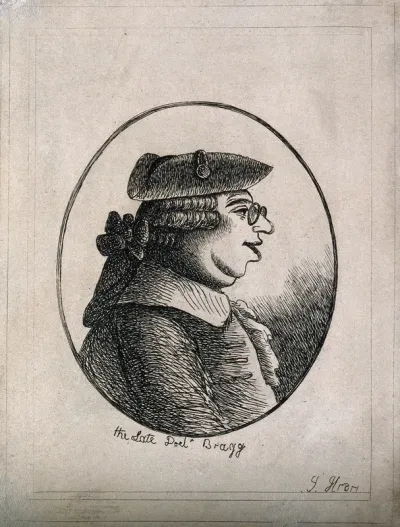Robert Bragge. Etching by J. Kay [?], 1787 [?]