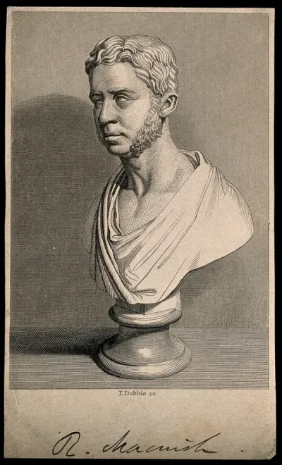 Robert Macnish. Line engraving by T. Dobbie after J. Ritchie