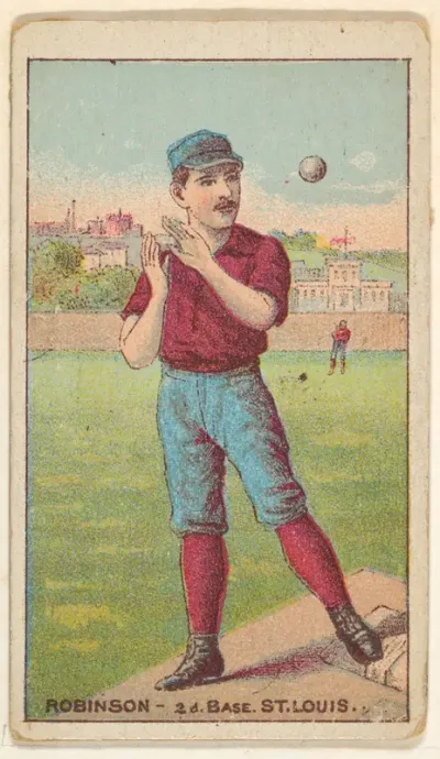 Robinson, 2nd Base, St. Louis, from the Gold Coin series (N284) for Gold Coin Chewing Tobacco