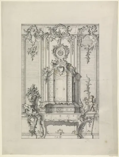 Rocaille kast